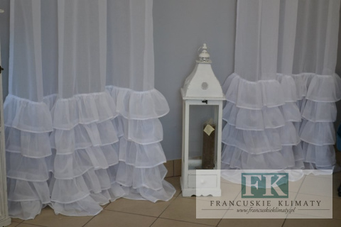 FIRANA/BOK 5 FALBAN BATYST ETAMINA 140X250 PROWANSJA FRANCJA