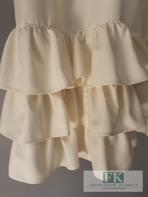 ZASŁONA FALBANY 140/160 PROWANSJA , VINTAGE , LOFT , SHABBY CHIC 140/160