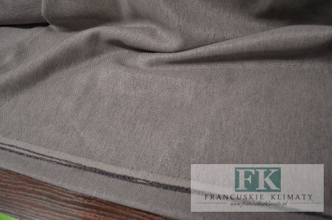 materiał TKANINA ZASŁONY obrusy WYSOKOŚĆ ok 280 SZARY-STALOWY