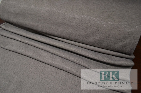materiał TKANINA ZASŁONY obrusy WYSOKOŚĆ ok 280 SZARY-STALOWY