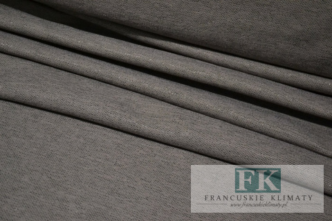 materiał TKANINA ZASŁONY obrusy WYSOKOŚĆ ok 280 SZARY-STALOWY