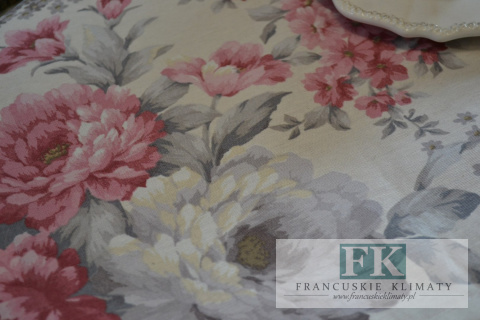 BIEŻNIK KWIATY DEKORACYJNY 43x82 CM SIELANKA STYL PROWANSALSKI FRANCUSKI