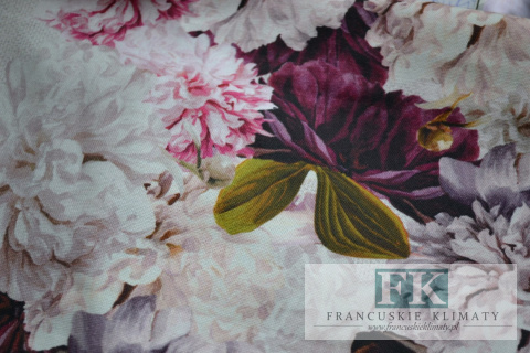 STYLOWY BIEŻNIK DEKORACYJNY KIWATY 40x140 PROWANSJA FRANCJA