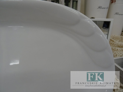 KOLEKCJA FALBANKA PÓŁMISEK dł. 33 cm styl francuski, shabby, vintage