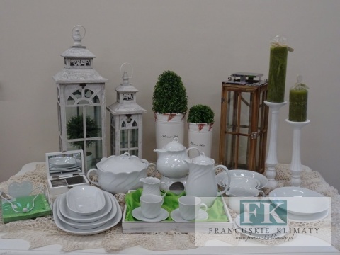 KOLEKCJA FALBANKA RAWIERKA dł. 25 cm styl francuski, shabby, vintage