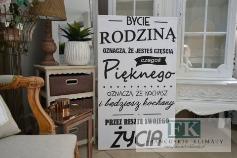 OBRAZ NA PŁÓTNIE 100X 60 RETRO PROWANSJA SHABBY płótno CUDO