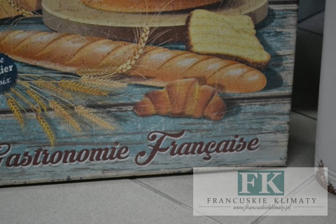 OBRAZ NA PŁÓTNIE PIECZYWO 45X45 VINTAGE FRANCJA