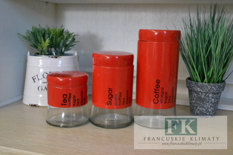 POJEMNIK SŁOIK KUCHENNY COFFEE 1,3 L NA PRODUKTY SYPKIE
