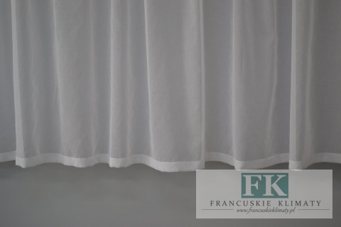 PROWANSJA FIRANA Z FALBANAMI , 3 FALBANY , retro vintage BATYST 300/160 CM