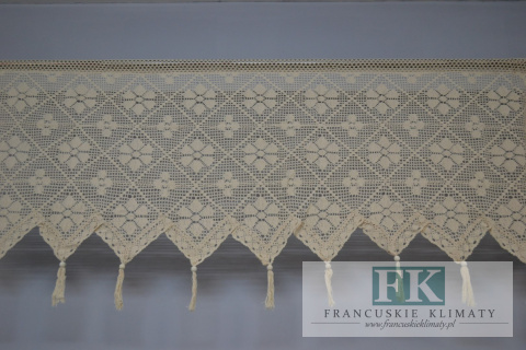 ZAZDROSTKA SZYDĘŁKOWA 60/250 NATURALNA , KREM