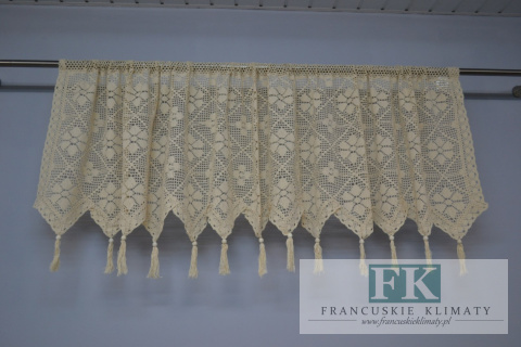 ZAZDROSTKA SZYDĘŁKOWA 60/250 NATURALNA , KREM
