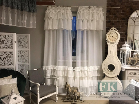 FIRANA 250X235 FALBANY GÓRA DÓŁ STYL VINTAGE FRANCUSKI