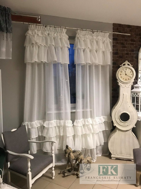 FIRANA 250X235 FALBANY GÓRA DÓŁ STYL VINTAGE FRANCUSKI