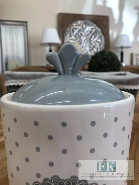 KOLEKCJA SWEET HOME POJEMNIK CERAMICZNY wys. 16 cm