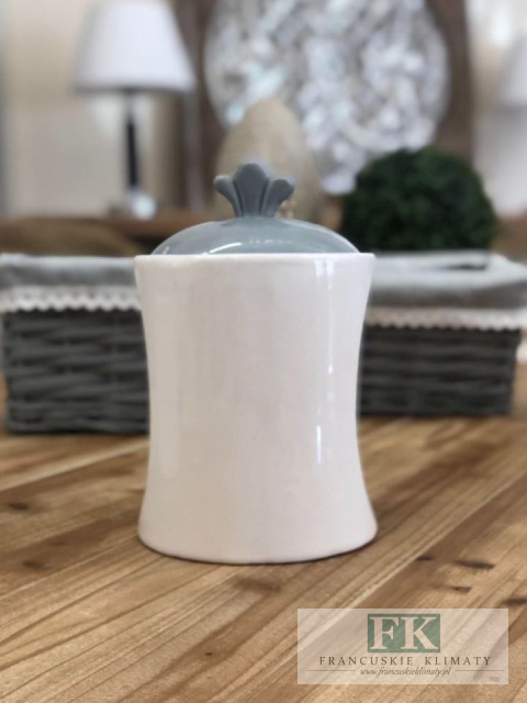 KOLEKCJA SWEET HOME POJEMNIK CERAMICZNY wys. 16 cm