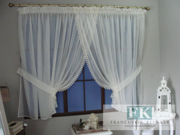 FIRANA , FIRANKA WOAL GIPIURA , 500/160 , PROWANSJA , SHABBY CHIC, VINTAGE , RETRO wys 160 cm