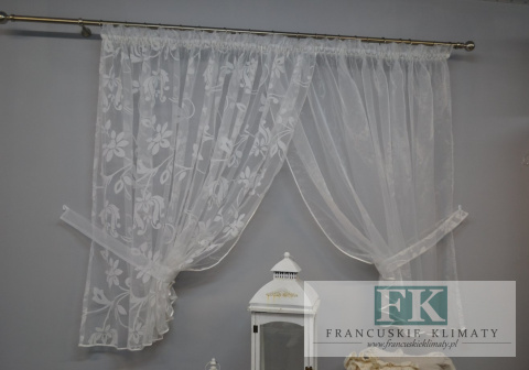 FIRANA FIRANKA KLEOPATRA , 450/160 , ORGANZA FLOK , PROWANSJA , SHABBY