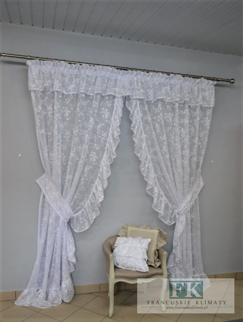 FIRANA LAMBREKIN ROSAURA FALBANY W KWIATKI W STYLU PROWENSALSKIM , RETRO , VINTAGE , FRANCUSKIM , SHABBY
