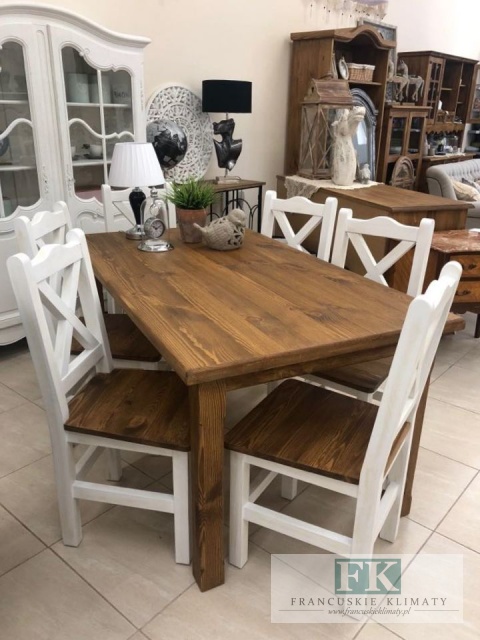 LITE DREWNO ! STÓŁ rozkładany PROWANSJA RUSTIC BOHO VINTAGE