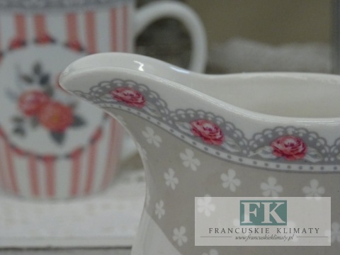 KOLEKCJA PINK ROSES MLECZNIK poj. 250ml. styl francuski, shabby, vintage