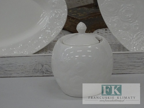 KOLEKCJA RUBELLA CUKIERNICA+MLECZNIK wys. 12 cm styl francuski, shabby, vintage