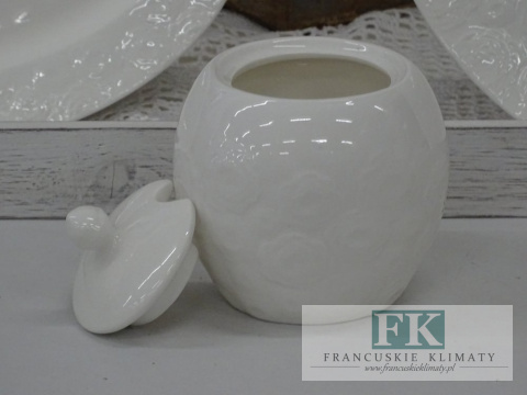 KOLEKCJA RUBELLA CUKIERNICA+MLECZNIK wys. 12 cm styl francuski, shabby, vintage