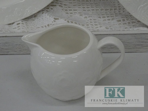 KOLEKCJA RUBELLA CUKIERNICA+MLECZNIK wys. 12 cm styl francuski, shabby, vintage