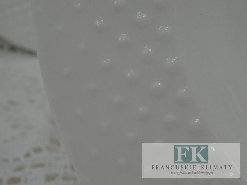 KOLEKCJA WHITE DROP TELERZ GŁĘBOKI śr. 22 cm cmstyl francuski, shabby, vintage