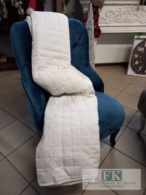 NARZUTA DWUSTRONNA PIKOWANA ROZM 170 X 210 KREM BEŻ