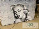 OBRAZ NA PŁÓTNIE 70X70 MARILYN MONROE NUTKI RETRO VINTAGE