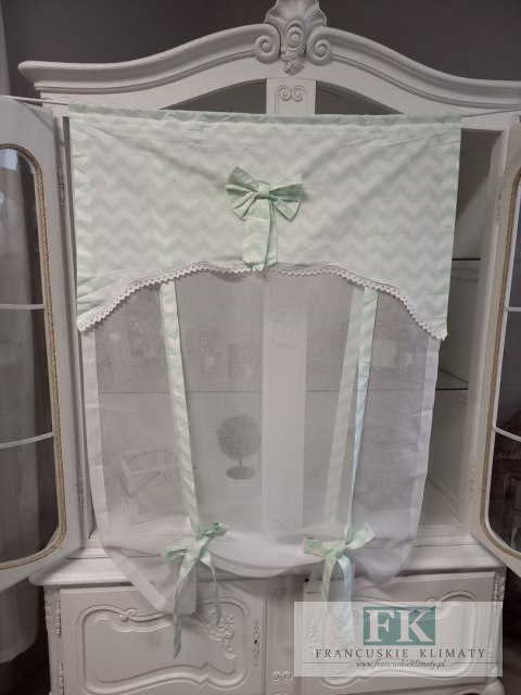 ROLETKA, EKRAN , PANEL PROWANSJA , SHABBY, SZER 80 CM WYS 140 BATYST , BAWEŁNA