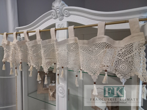 ZAZDROSTKA SZYDEŁKOWA "BABCINE ROBÓTKI" 30/150 NATURA KREM , PROWANSJA , SHABBY ZAZDROSTKA SZYDEŁKOWA "BABCINE ROBÓTKI" 30/150 NATURA KREM , PROWANSJA , SHABBY
