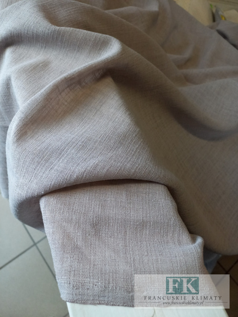 MATERIAŁ , TKANINA NATURA GRUBY SPLOT wysokość ok 300 cm
