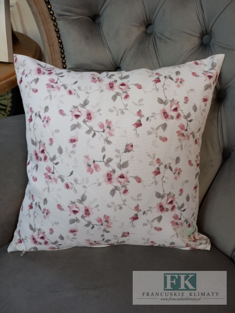 POSZEWKA 40 x 40 cm kwiaty prowansja , shabby chic,