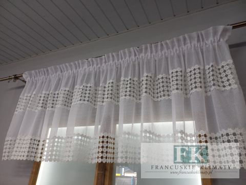 LAMBREKIN FIRANA GIPIURA NATURA PROWANSJA SHABBY CHIC VINTAGE KORONKA 380/70