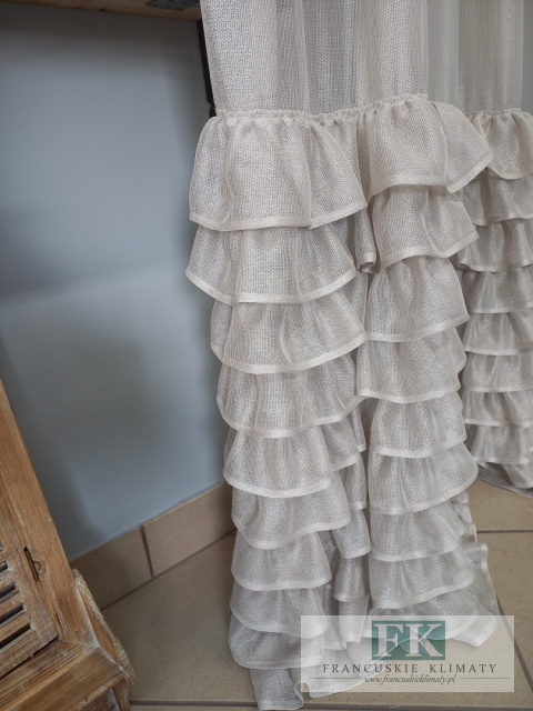 PROWANSJA FIRANA BOK 10 FALBAN FALBANY retro vintage 140/250 cm