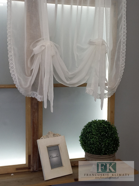 ROLETKA , PANEL , EKRAN ,150/140 BATYST i GIPIURA , PROWANSJA SHABBY CHIC
