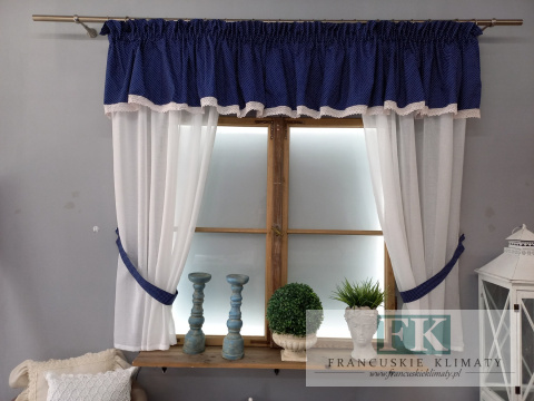 KPL LAMBREKIN + 2 BOKI BAWEŁNA koronka , prowansja , shabby chic