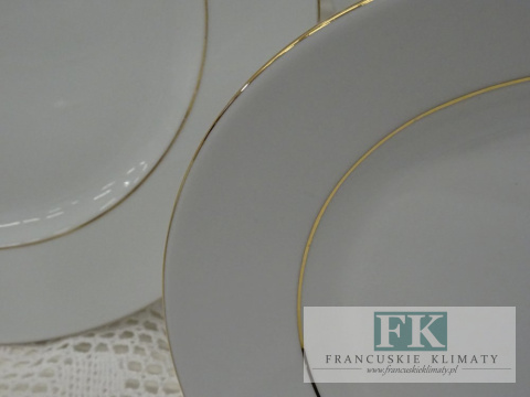 KOLEKCJA GOLD FRAME PÓŁMISEK dł. 33 cm styl francuski, shabby, vintage