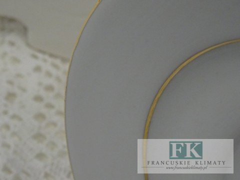 KOLEKCJA GOLD FRAME SPODEK śr. 16 cm styl francuski, shabby, vintage