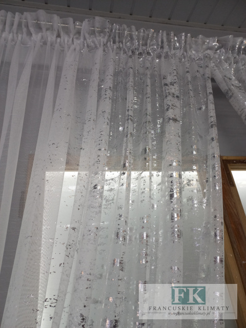 CUDO ! KPL FIRANA GLAM SREBRNY BŁYSK 600/250