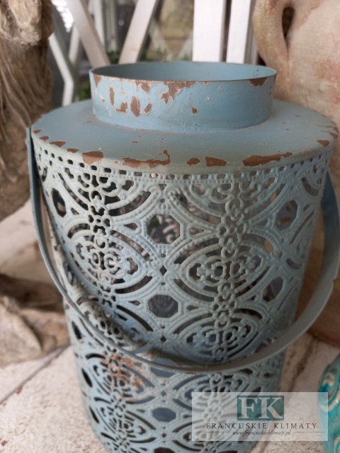 LAMPION - LATARNIA METAL + SZKŁO