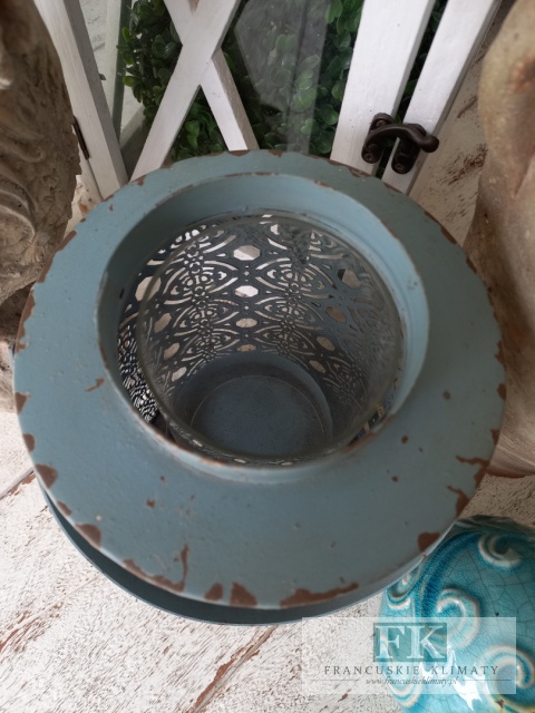 LAMPION - LATARNIA METAL + SZKŁO