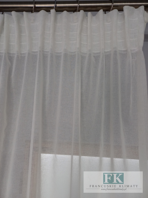 KOMPLET ZASŁON Z GIPIURĄ 140/240 PROWANSJA ,SHABBY