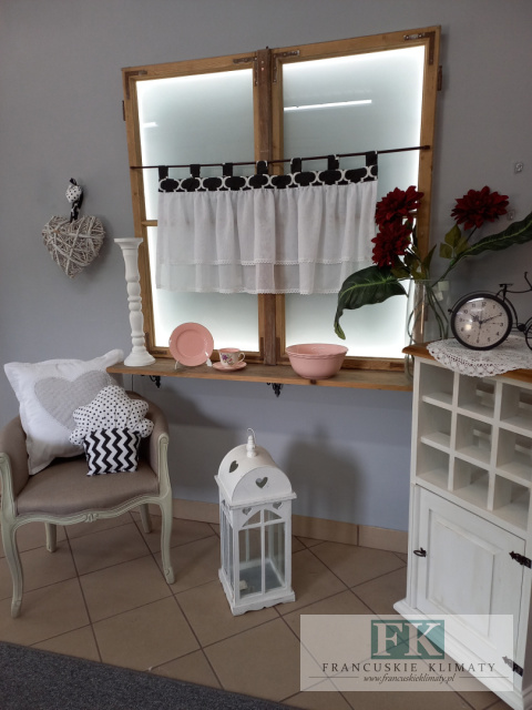 LAMBREKIN zazdroska 100/50 shabby bawełna CZARNE MAROKO