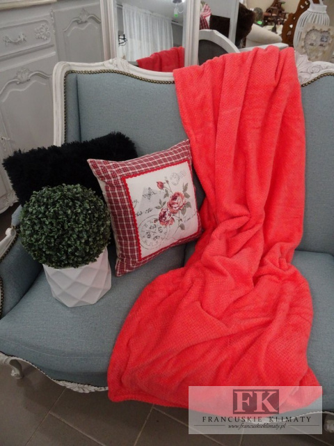 KŁ. KOC WATERMELON 150X200 CM NARZUTA SHABBY , PROWANSJA , VINTAGE KŁ. KOC WATERMELON 150X200 CM NARZUTA SHABBY , PROWANSJA , VINTAGE