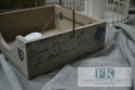 SERWETNIK DREWNIANY Z RĄCZKĄ WYS 15 CM SHABBY CHIC VITAGE PROWANSJA