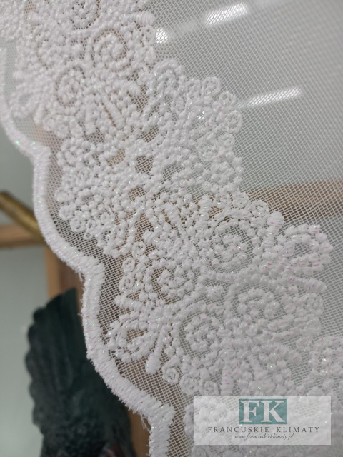 FIRANA TIUL HAFT 500/250 BIEL , PROWANSJA , SHABBY