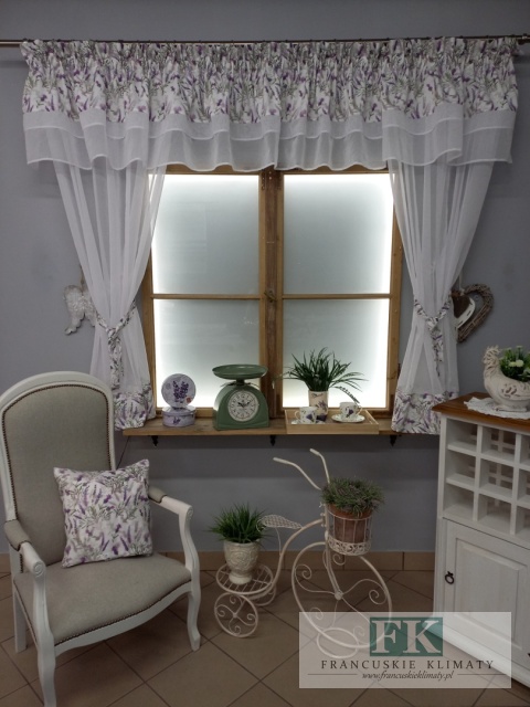 KPL LAMBREKIN FALBANY , BOKI Z WIĄZANAIMI, LAWENDA , batyst BIEL