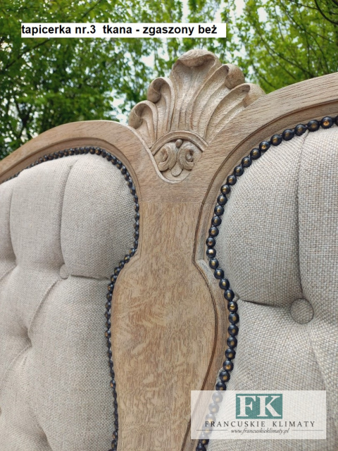 TAPICERKA TKANA ZGASZONY BEŻ